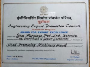 Award for Export Excellence