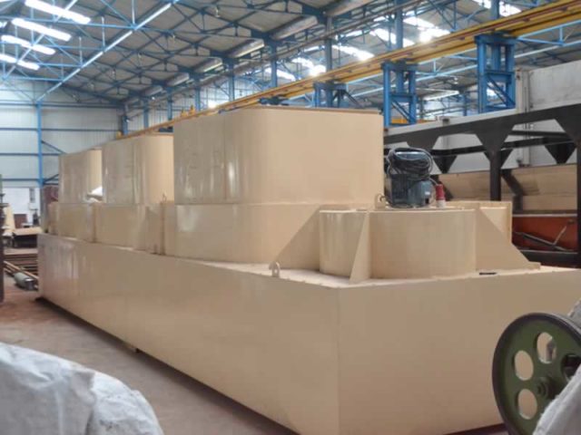 Vibratory Fluid Bed Dryer Under Construction at Factory